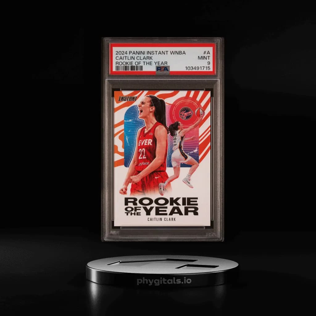 2024 PANINI INSTANT WNBA ROY #A CAITLIN CLARK PSA 9
