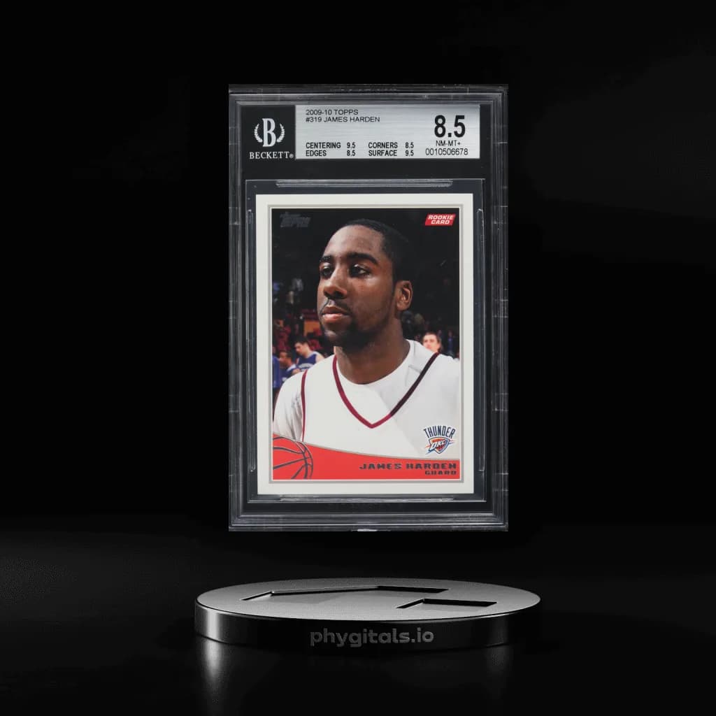 2009 Topps Basketball James Harden ROOKIE #319 BGS 8.5 NM-MT+