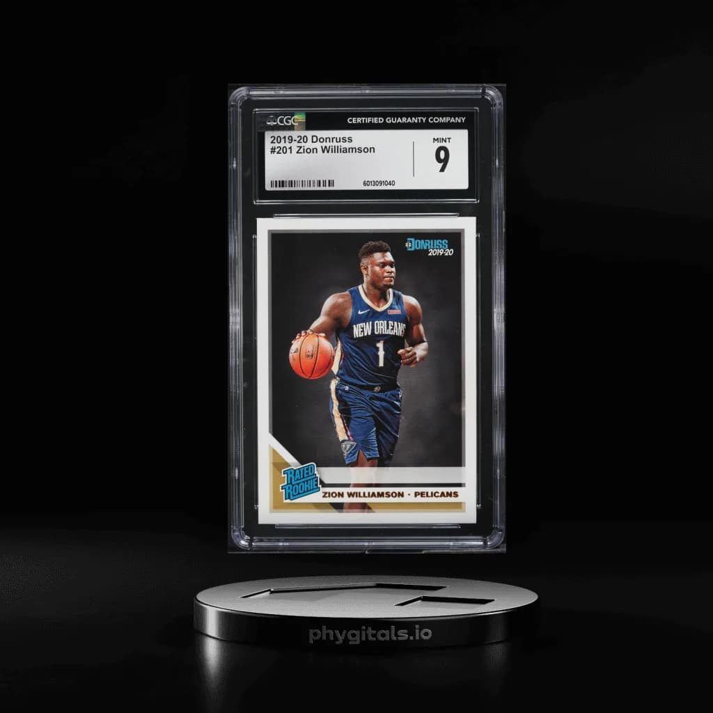 2019 Donruss Basketball Zion Williamson ROOKIE #201 CGC 9 MINT